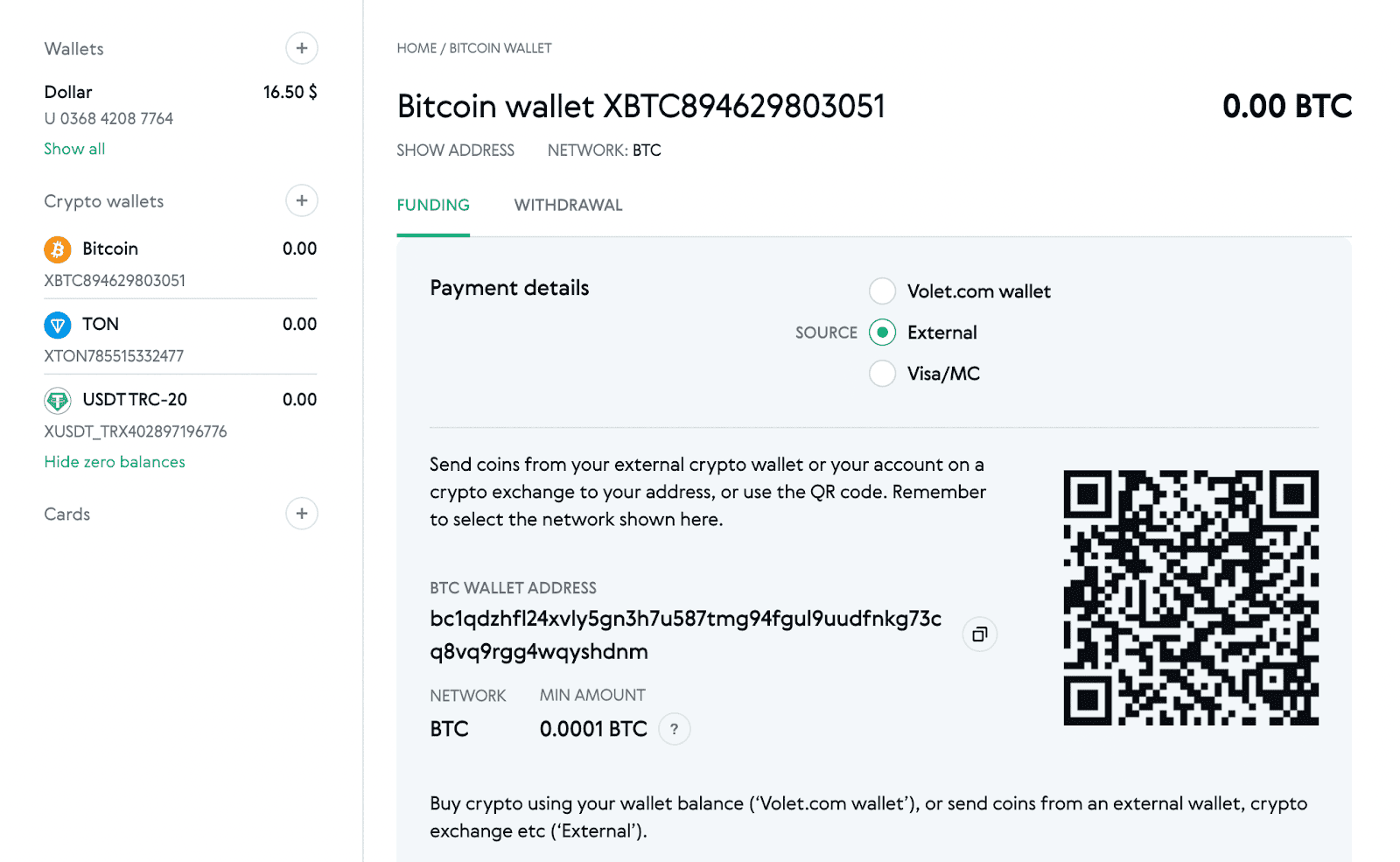 Volet.com Krypto-Wallets: Coins einfach speichern, empfangen, senden und  mehr: Volet.com