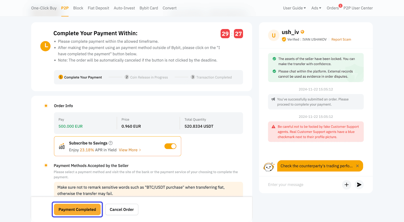 Buying Crypto on Bybit via P2P with Volet.com: A Step by Step Guide:  Volet.com