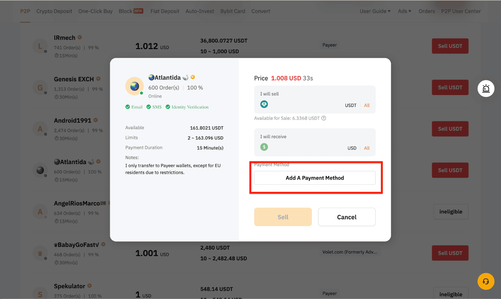 Selling Crypto on Bybit via P2P with Volet.com: A Step by Step Guide:  Volet.com