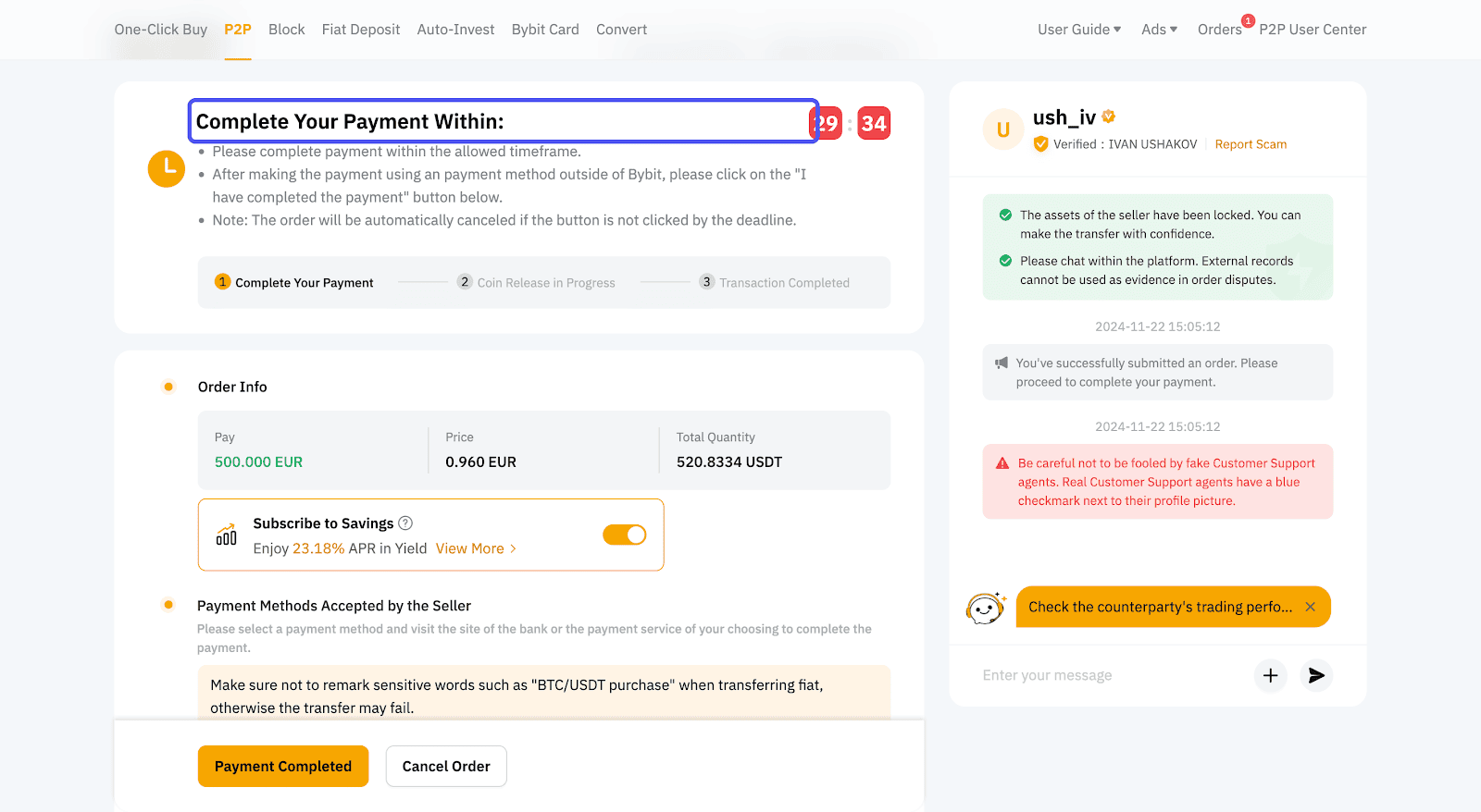 Buying Crypto on Bybit via P2P with Volet.com: A Step by Step Guide:  Volet.com