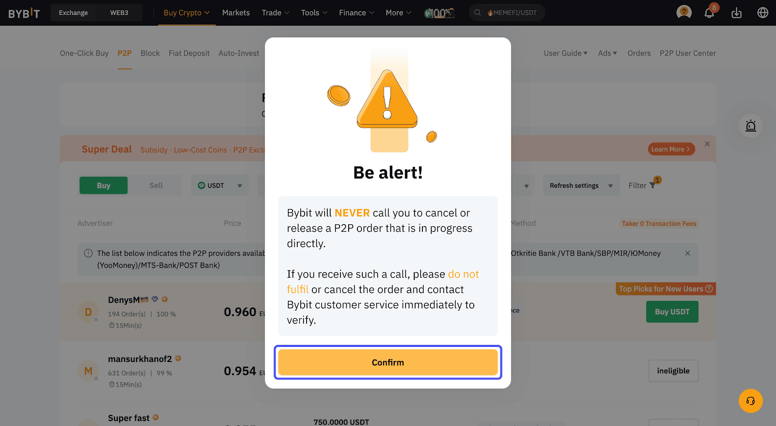 Buying Crypto on Bybit via P2P with Volet.com: A Step by Step Guide:  Volet.com